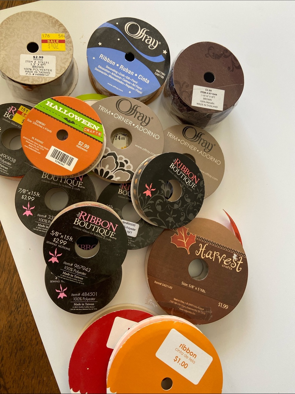 Fall Craft Ribbon Bundle - Picture 7 of 9
